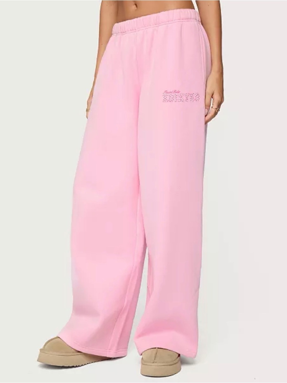 EDIKTED Pastel Edit Wide-Leg Sweatpants